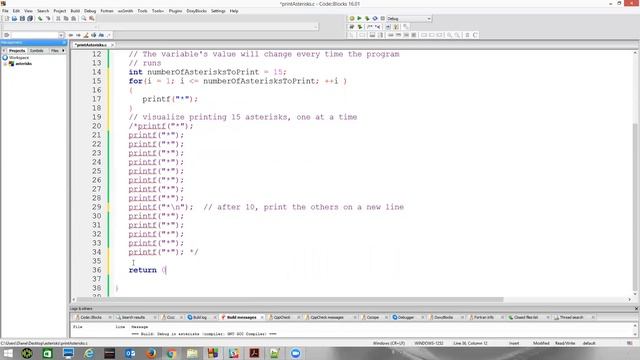 Print fixed number of asterisks on one line смотреть онлайн