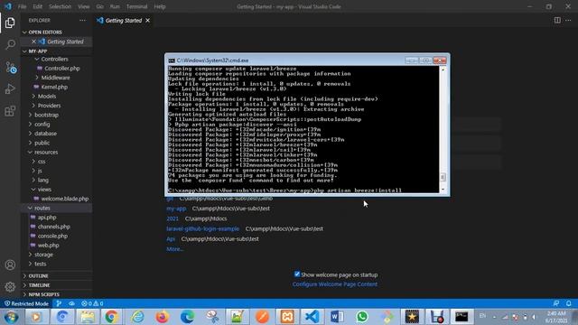 What is Laravel Breeze? How it use in Laravel App смотреть онлайн