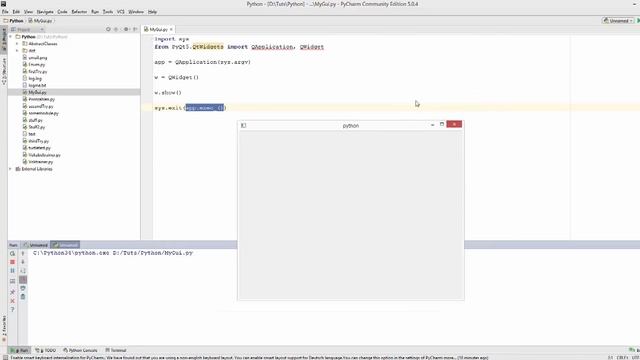 Python GUI Programmierung mit PyQT 5 #1 - Einleitung смотреть онлайн