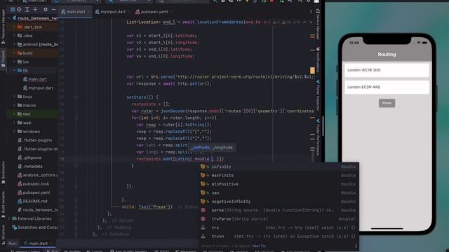 Flutter Routing Map Leaflet смотреть онлайн