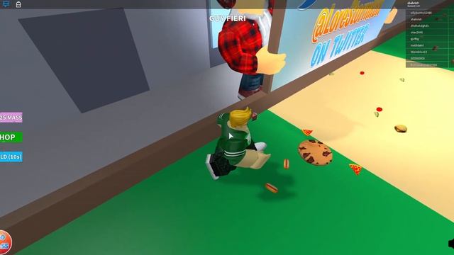 СИМУЛЯТОР ОБЖОРЫ ? РЯДОМ ЖИРНЫЙ ОБЖОРА ? СКОЛЬКО ОН ВЕСИТ?? Roblox Eating Simulator смотреть онлайн