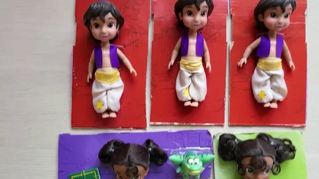 Куклы мини-Дисней: Тиана и Алладин, США, магазин Стефадоллс