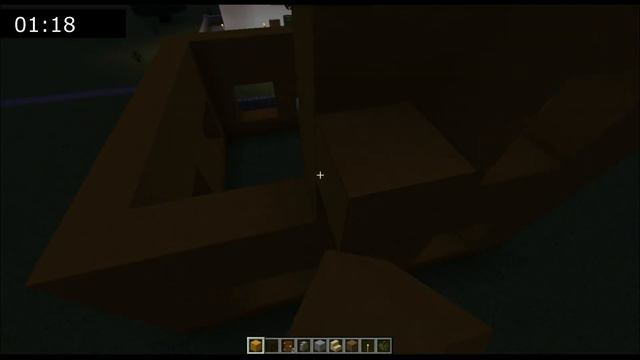 СТРОИМ ДОМ ЗА 1 МИНУТУ VS ДОМ ЗА 5 МИНУТ MINECRAFT МАЙНКРАФТ смотреть онлайн