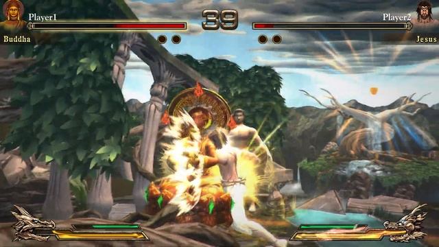 Fight Of Gods Buddha vs Jesus PC HD смотреть онлайн