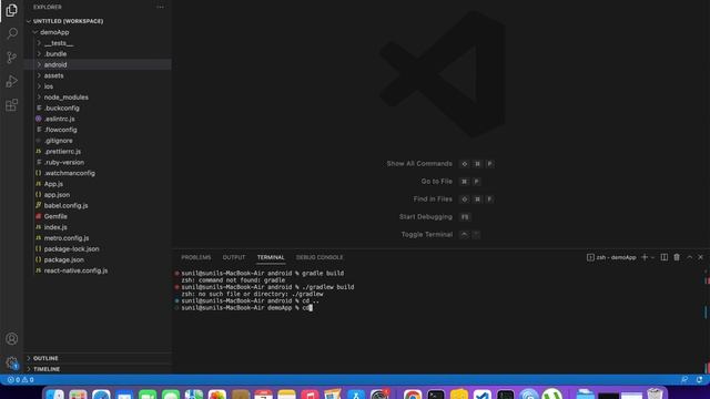 gradle command not found | React Native | Resolved | Hindi смотреть онлайн