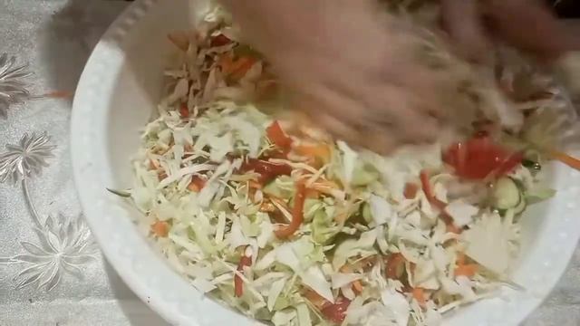 Очень вкусный салат салат на зиму , без стилизации . смотреть онлайн