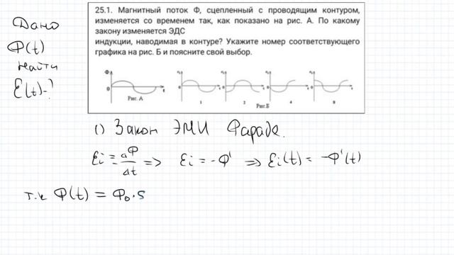 Магнитный поток [Физзадачи #20] смотреть онлайн