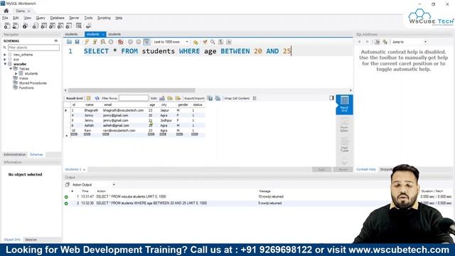 MySQL Between and Not Between Operators - Explained By Practical Examples | MySQL Tutorial смотреть онлайн