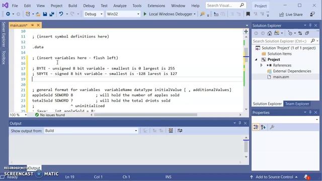 CSIT 256 Demo for i03 Part 3 declaring variables смотреть онлайн