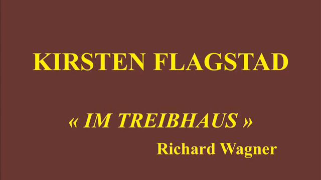 Kirsten Flagstad Im Treibhaus Richard Wagner La Voix de son Maitre DB 6749 смотреть онлайн