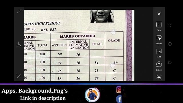 How to edit Marksheet in Mobile || How to edit Result in PicsArt Mobile || Result Editing смотреть онлайн