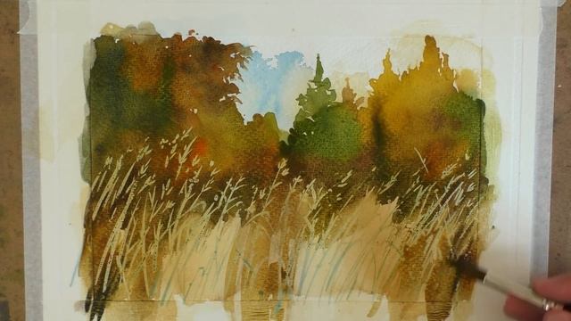 5 techniques for painting grasses in watercolour смотреть онлайн
