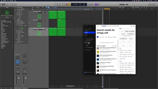 Logic Pro X - Building a STRING BEAT with Quick Sampler + Live Loops смотреть онлайн