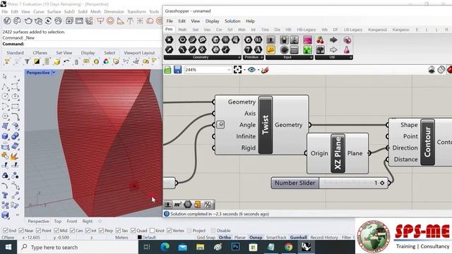 #Rhinoceros and #Grasshopper modeling I SPS TRAININGS & BIM CONSULTANCY смотреть онлайн
