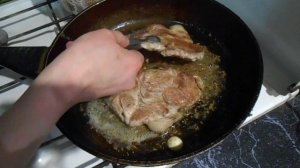 Готовим за 2 минуты БЕЗУМНО вкусный и СОЧНЫЙ свиной стейк.