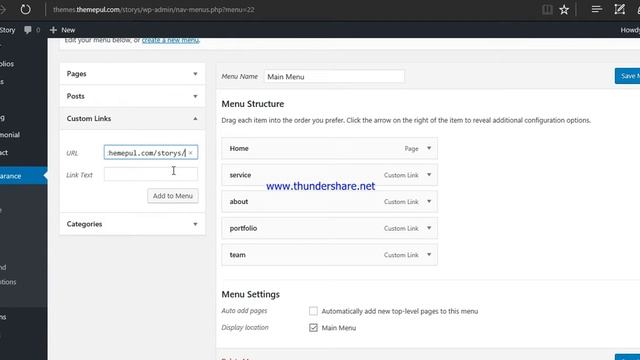 Story wordpress Themes menu Create смотреть онлайн