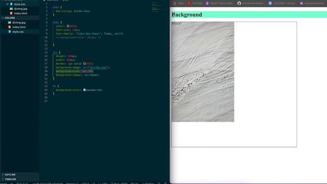 CSS УРОК 10 - Работа с фоном, основные свойства background смотреть онлайн