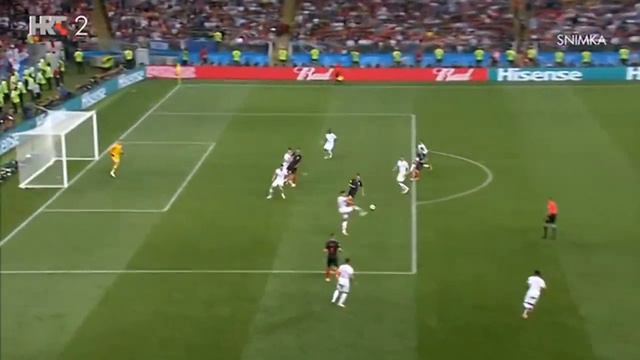 Goal Mario Mandžukić - FIFA World Cup Half Final 2018 Hrvatska - Engleska (Croatia - England) смотреть онлайн