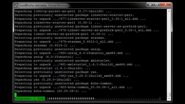 installing koha from the command line смотреть онлайн