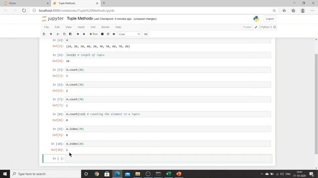 Tuple Methods in Python смотреть онлайн