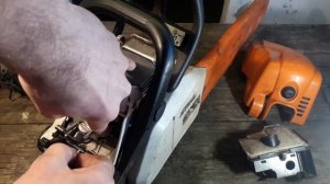 как снять карбератор с бензопелы штил мс 180, stihl ms180
