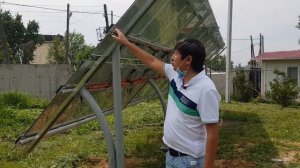 Солнечная станция автономного типа на 6 кВт, три типа солнечных панелей