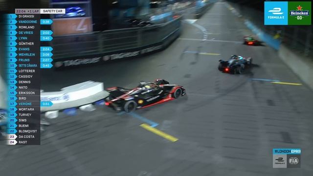 Race Highlights | 2021 Heineken® London E-Prix | Round 13 смотреть онлайн
