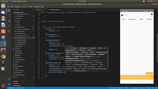 React Native Instagram Clone Search UI - Part 12 смотреть онлайн