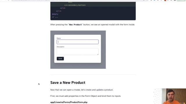 Livewire 3 CRUD with Modal and Form Objects смотреть онлайн