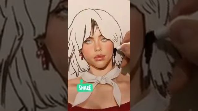 #BillieEilish #billieeilish #drawing #painting #viral #trending #viralshorts #dibujo смотреть онлайн