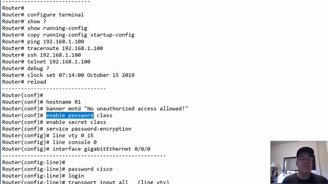 Basic Router & Switch IOS configuration commands - CCNA beginner смотреть онлайн
