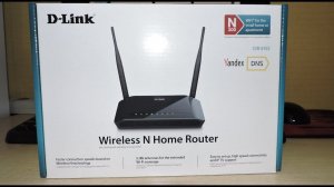 Отличный дешёвый роутер для квартиры D-link Dir 615s распаковка, настройка.