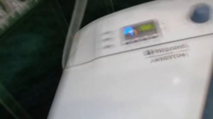 (2 Часть) Режим слива воды на стиралке Hotpoint Ariston AVTF 104+Сброс программы