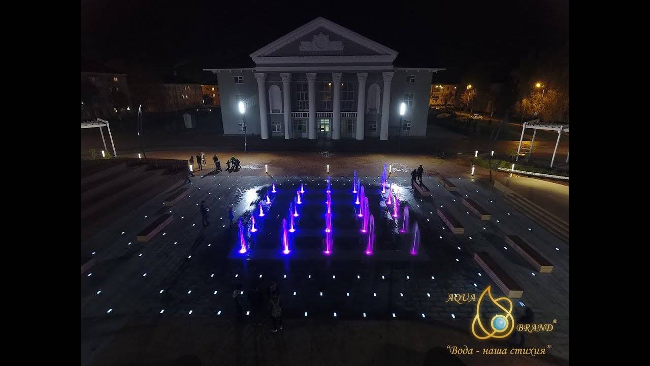 Пешеходный фонтан КВАДРАТ смотреть онлайн