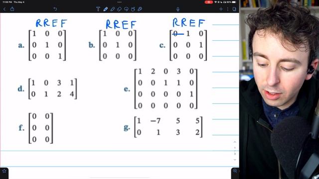 Row Echelon Form of the Matrix Explained | Linear Algebra смотреть онлайн