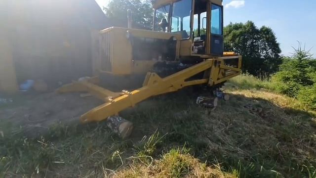 Установка мех. лопаты на дт-75.Часть 2 смотреть онлайн