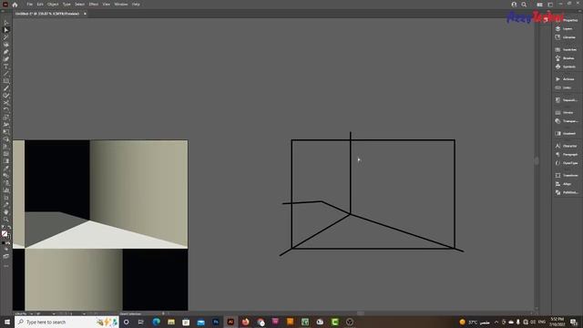 How to Make Realistic 3D Wallpaper / Background Tutorial on Adobe Illustrator смотреть онлайн