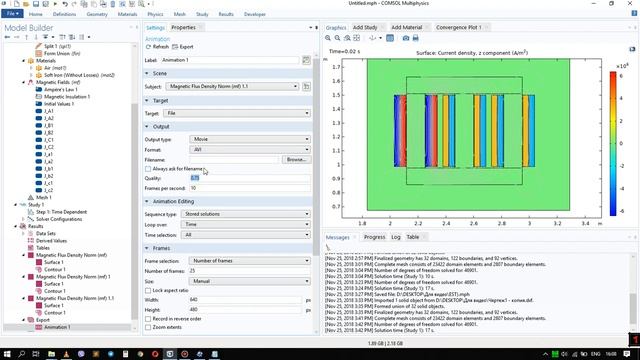 Математическое моделирование электромагнитних полей. Comsol Multiphysics