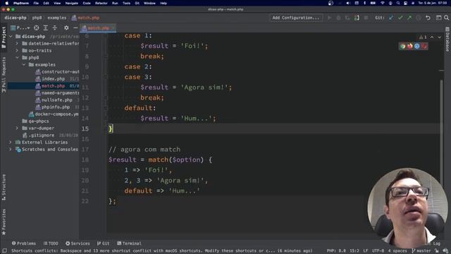 match - um switch para casos mais específicos com PHP8 смотреть онлайн