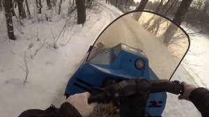 Снегоход Рысь 440 в деле.
