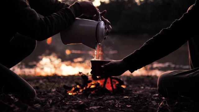 Звуки костра, расслабляющая музыка на гитаре смотреть онлайн