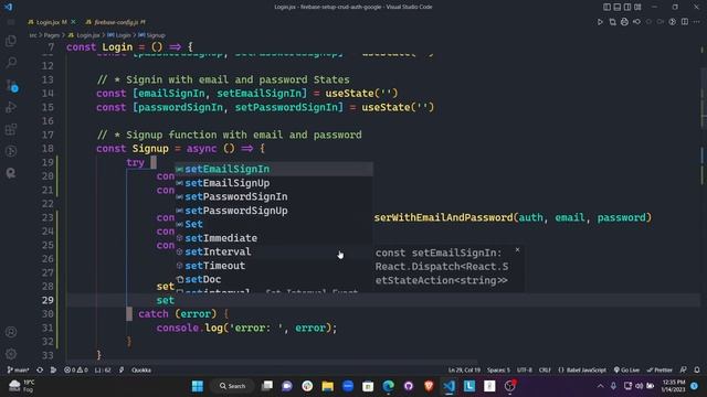 Google Authentication | Email/Password Authentication | Firebase | | ReactJS смотреть онлайн