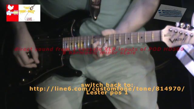 How To Play Hotel California Solo Harmony With James Tyler Variax 69s And Line 6 POD HD500
