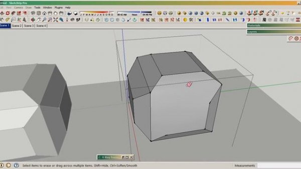 Сглаживание модели в Скетчапе (НЕ ПЛАГИН) Sketchup tutorial: soften smooth edges sketchup