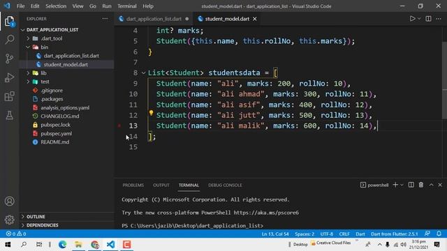 model classes in Flutter/dart | flutter tutorial in Hindi/Urdu смотреть онлайн