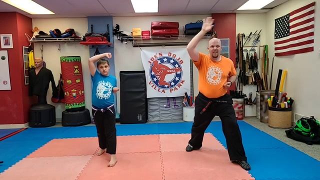 Joe's dojo online karate class 6/9/2020 all self defense all ippons, 5 kata смотреть онлайн