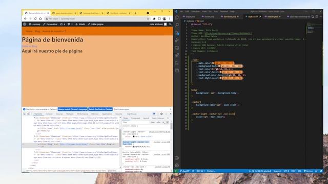 23 Cambiar color del navbar de bootstrap en WordPress смотреть онлайн