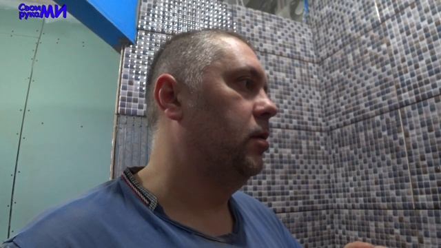 Почему отпадывает ПЛИТКА. Как приклеить отпавшую плитку. Строю свой ДОМ из пеноблока смотреть онлайн