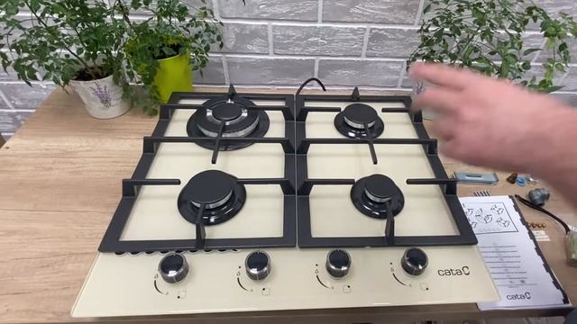 Обзор газовой варочной поверхности Cata RCI 631 ivory\X. Характеристики, комплектация, внешний вид смотреть онлайн