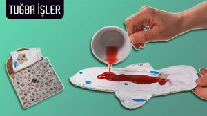 Как сделать многоразовые менструальные прокладки | Tuğba İşler